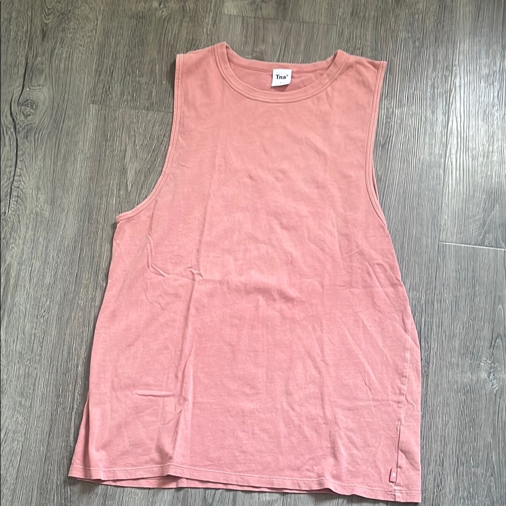 Pink TNA Sleeveless Tank Top